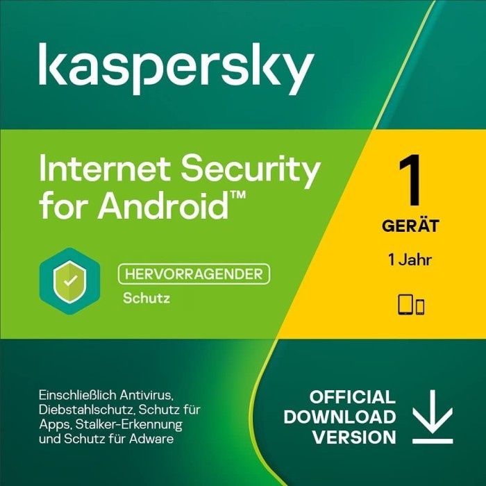 Kaspersky Lab Security for Android, 2 użytkowników (niemiecki) (Android)
