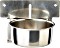 Nobby stainless steal bowl with mounting Small, 260ml (38036)