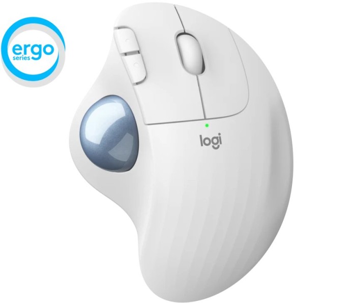 Logitech Ergo M575 Wireless Trackball grauweiß, USB/ ...