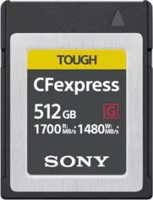 Sony TOUGH CEB-G Series R1700/W1480 CFexpress Type B 512GB
