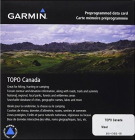 Garmin digital cards on CD - topographic map Canada (PC)