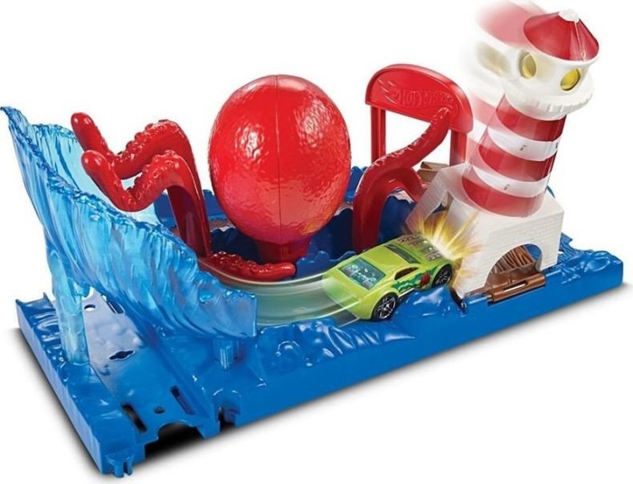 Mattel Hot Wheels City octopus Pier Attack Play zestaw