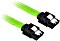 Sharkoon Sleeve Kabel SATA 6Gb/s, 0.3m, grün, mit Arretierung