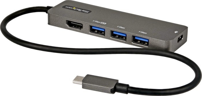 StarTech USB-C Multiport-Adapter grau, USB-C 3.0 [Stecker]