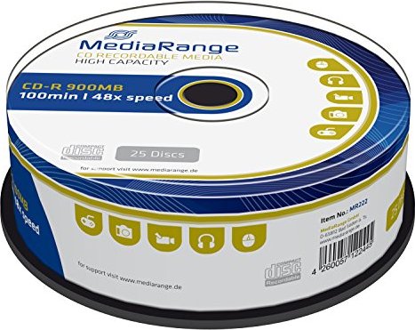 MediaRange CD-R 0.9GB, 48x, 25-pack Spindle