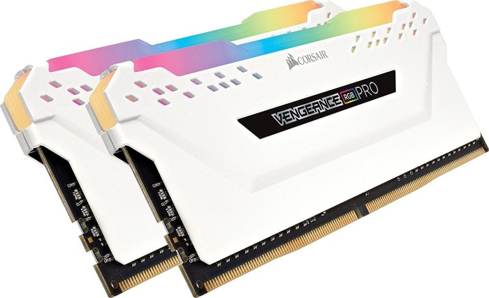 Corsair Vengeance RGB PRO biały DIMM Kit 32GB, DDR4-3200, CL16-18-18-36