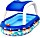 Bestway Sea Captain Family Pool paddling pool 213x155x132cm (54370)