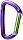 Wild Country Session Straight Gate biner green/purple