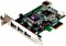 StarTech PEXUSB4DP, 4x USB-A 2.0, PCIe x1