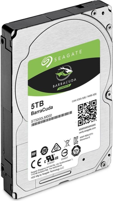 Seagate BarraCuda Compute 5TB, 2.5", SATA 6Gb/s