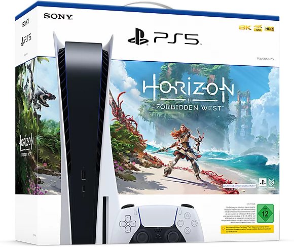 Sony PlayStation 5 - 825GB Horizon: Forbidden West Bundle weiß