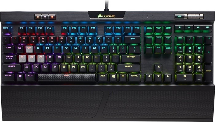 Corsair Gaming K70 RGB MK.2, MX SILENT RGB RED, USB, DE