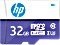 PNY HP mx330 R100 microSDHC 32GB Kit, UHS-I U3, Class 10 Vorschaubild
