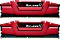 G.Skill RipJaws V czerwony DIMM Kit 16GB, DDR4-2400, CL17-17-17-39 (F4-2400C17D-16GVR)