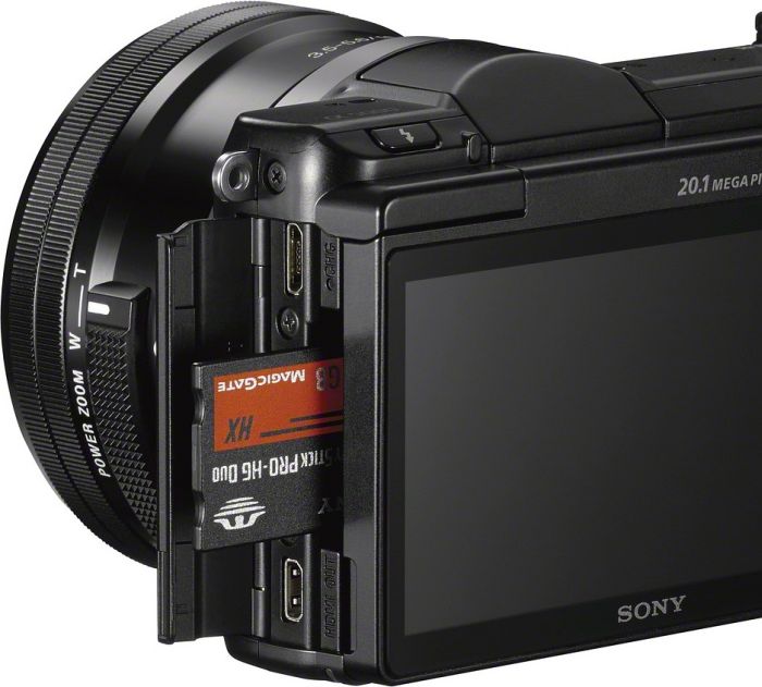 Sony Alpha 5000 schwarz mit Objektiv AF E 16-50mm 3.5-5.6 OSS PZ