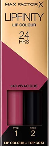 Max Factor Lipfinity Lip Colour 24h Lippenstift 40 vivacious, 4.2ml
