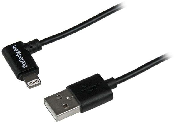 StarTech Lightning/USB-Adapterkabel, seitlich gewinkelt/gerade, schwarz 2m