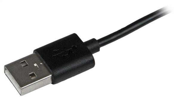 StarTech Lightning/USB-Adapterkabel, seitlich gewinkelt/gerade, schwarz 2m