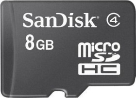 microSDHC 8GB Class 4