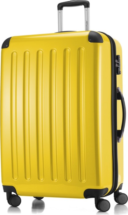 Hauptstadtkoffer Alex TSA Spinner erweiterbar 75cm gelb glänzend