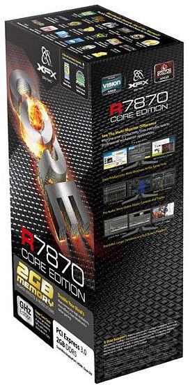 XFX Radeon HD 7870 GHz Edition, 2GB GDDR5, 2x DVI, HDMI, 2x mDP