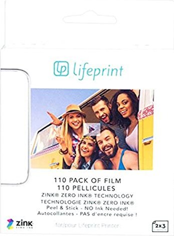 Lifeprint ZINK papier foto biały, 50x76mm, 110 arkuszy