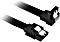 Sharkoon Sleeve Kabel SATA 6Gb/s, 0.3m, schwarz, gewinkelt mit Arretierung