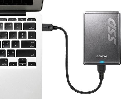 ADATA Premier SV620 czarny 240GB, USB 3.0 Micro-B