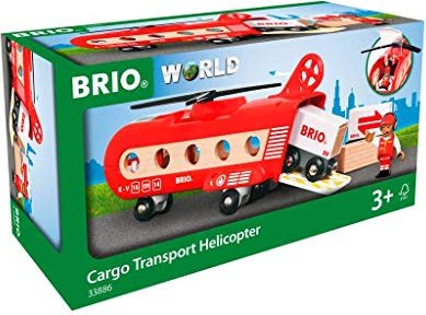 BRIO 53.033.886 – Rot – Helikopter – Holz – 3 Jahr(e) – Junge/Mädchen – 226 mm (33886)