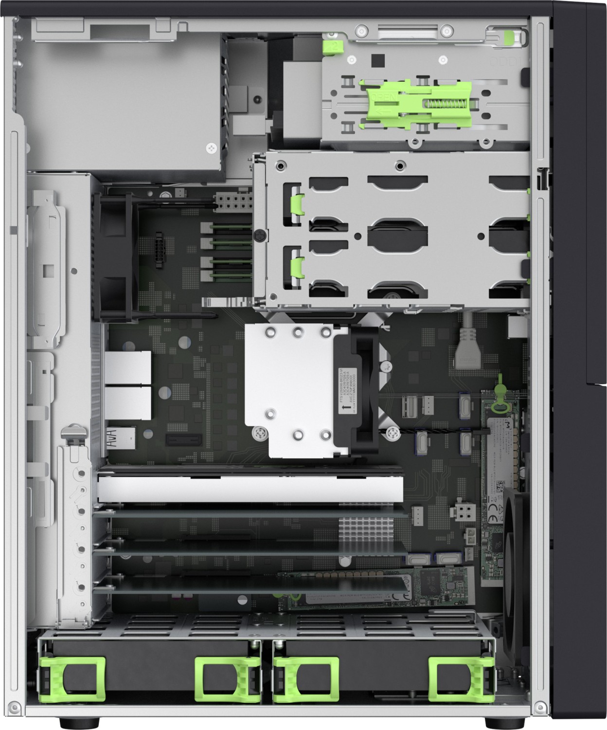 FUJITSU PRIMERGY TX1310 M5 セレクト(Xeon E-2324G/8GB/SATA1TB*2  RAID1/W2019std/タワー) PYT1315ZD4