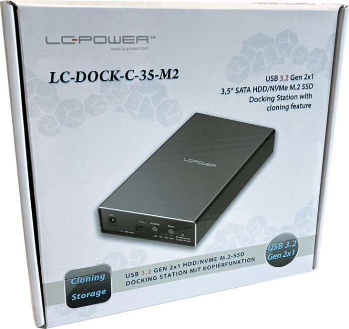 LC-Power LC-DOCK-C-35-M2, USB-C 3.1