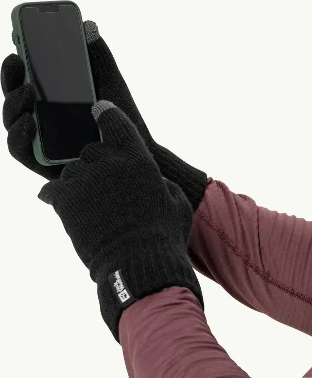 Glove schwarz (2024) Rib Jack | Wolfskin ab Österreich Preisvergleich Handschuhe Geizhals 26,95 €