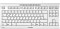 Cherry Stream keyboard TKL biały-szary, USB, UK (JK-8600GB-0)
