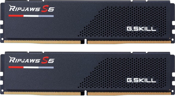 G.Skill Ripjaws S5 schwarz DIMM Kit 32GB, DDR5-6000, CL32-38-38-96, on-die ECC (F5-6000J3238F16GX2-RS5K)