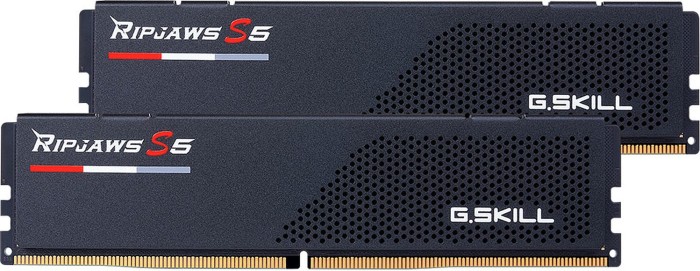 G.Skill Ripjaws S5 czarny DIMM Kit 32GB, DDR5-6000, CL32-38-38-96, on-die ECC