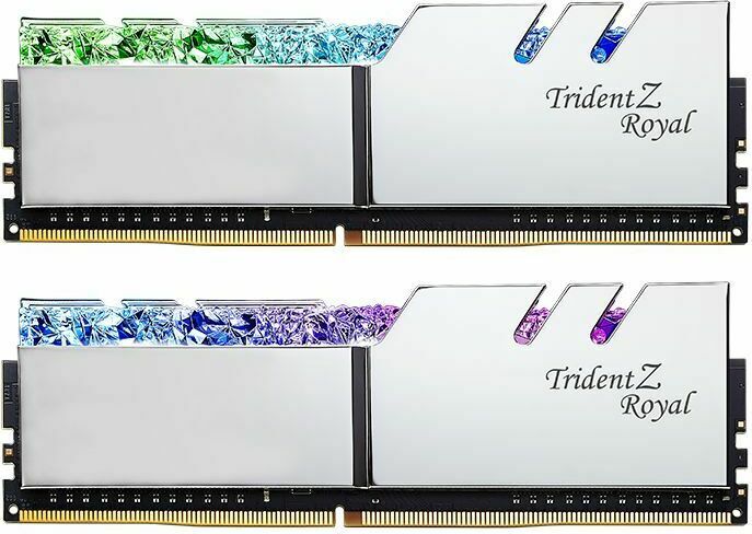 G.Skill Trident Z Royal silber DIMM Kit 16GB, DDR4-3200, CL16-18-18-38