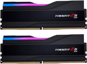G.Skill Trident Z5 RGB schwarz DIMM Kit 64GB, DDR5-6000, CL30-40-40-96, on-die ECC (F5-6000J3040G32GX2-TZ5RK)