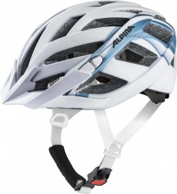 Helm white/blue metallic