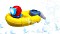 Bauer BB Junior - Splash'n Play Rescue Raft with Diver (16-89014)