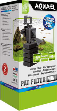 Aquael Pat Mini Filter, extra feiner Filterschwamm