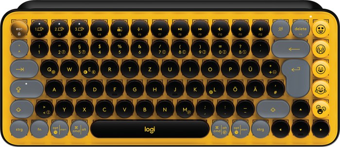 Logitech POP Keys Wireless Mechanical Keyboard, Blas ...
