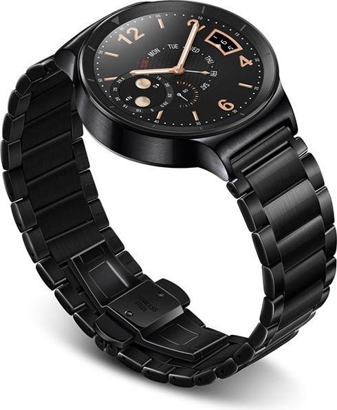 Huawei Watch Active mit Gliederarmband schwarz