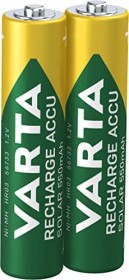 Varta Recharge Accu Solar Micro AAA NiMH 550mAh, 2er-Pack