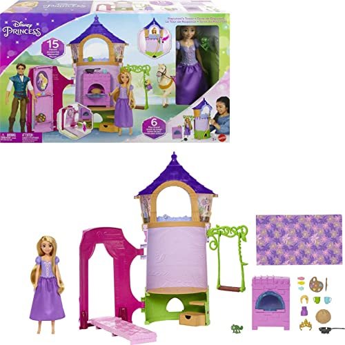 Disney Princess Rapunzel's Tower - Modepuppe - Weiblich - 3 Jahr(e) - Mädchen - 550 mm - 400 g (HLW30)