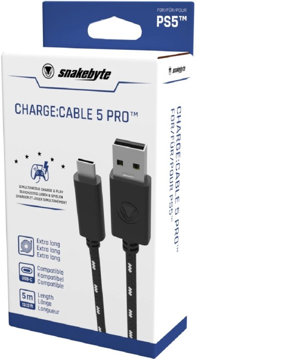 Snakebyte Charge:Cable 5 Pro (PS5)