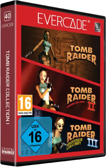 Blaze Entertainment Evercade Game Cartridge - Tomb Raider Collection 1