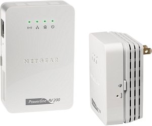 Netgear Powerline AV 200 Wireless N Kit, 2er-Bundle