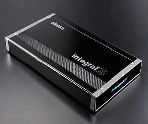 Akasa Integral S 3.5" czarny, USB-B 3.0