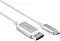 Moshi USB-C auf DisplayPort Adapterkabel, 1.5m weiß (99MO084102)