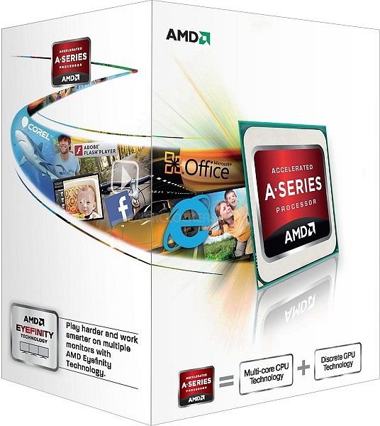 AMD A4-5300, 2C/2T, 3.40-3.70GHz, boxed